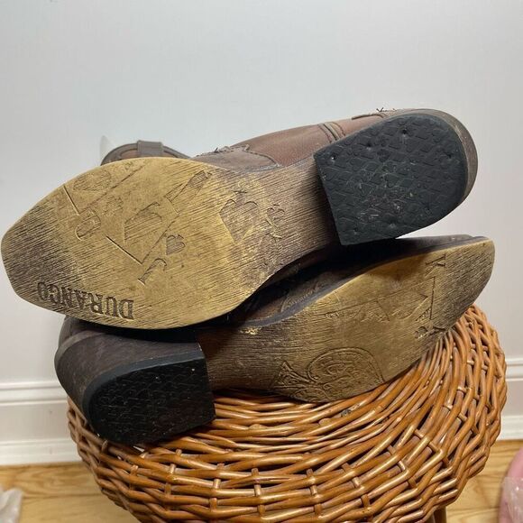 DURANGO GAMBLER 12" WESTERN BOOT (DB4434) Size 8.5ee 8 1/2 ee Brown Cowboy‎ - Picture 8 of 10